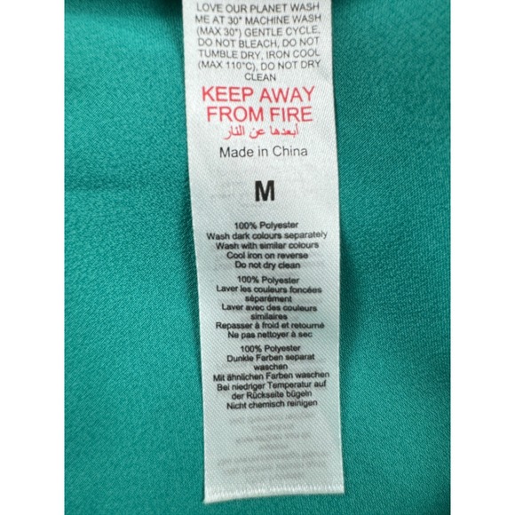 Nasty Gal Midaxi One Shoulder Slip Dress - Green, Size Medium NWT - Picture 8 of 8